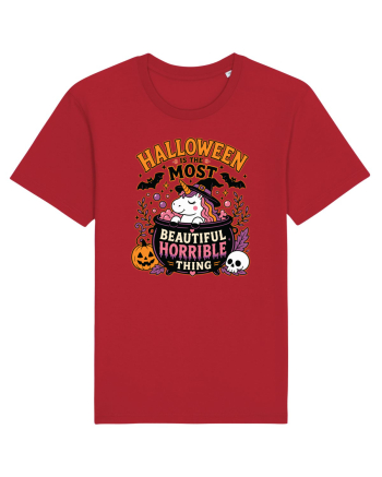 Halloween Unicorn Beautiful Horrible Thing Witch Costume  Red