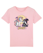 Cute Halloween Unicorn and Dog Friend Hopefulness Full Moon Tricou mânecă scurtă  Copii Mini Creator