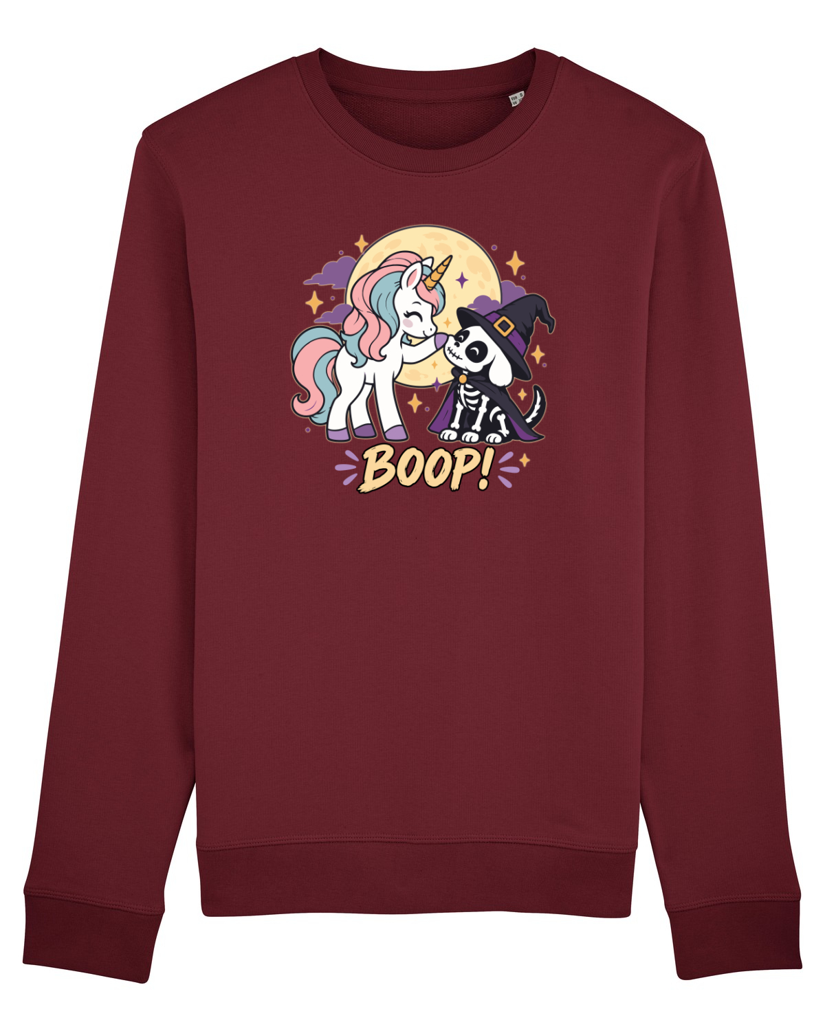 Bluză mânecă lungă Unisex Rise Burgundy