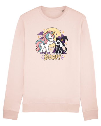 Cute Halloween Unicorn and Dog Friend Hopefulness Full Moon Candy Pink