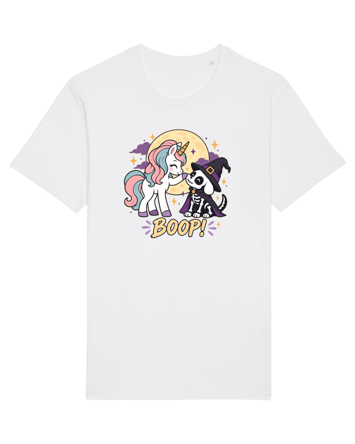Tricou mânecă scurtă Unisex Rocker White