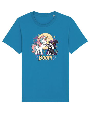 Cute Halloween Unicorn and Dog Friend Hopefulness Full Moon Azur