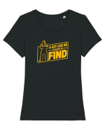 A Guy Like Me Is Hard to Find Tricou mânecă scurtă guler larg fitted Damă Expresser