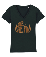 Boop – Întâlnire în pădure Tricou mânecă scurtă guler V Damă Evoker