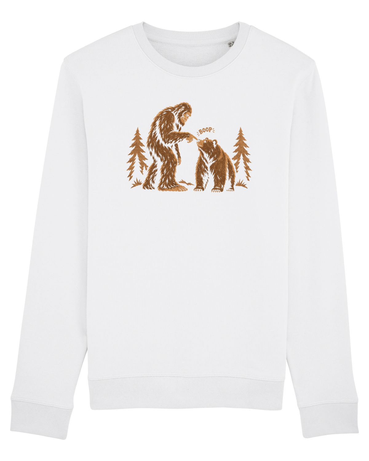 Bluză mânecă lungă Unisex Rise White