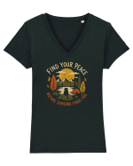 Find Your Peace Tricou mânecă scurtă guler V Damă Evoker
