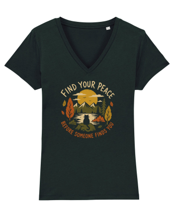 Find Your Peace Black
