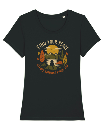 Find Your Peace Black