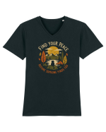 Find Your Peace Tricou mânecă scurtă guler V Bărbat Presenter