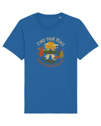 Find Your Peace Royal Blue