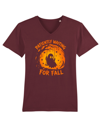 Patiently Waiting for Fall Burgundy
