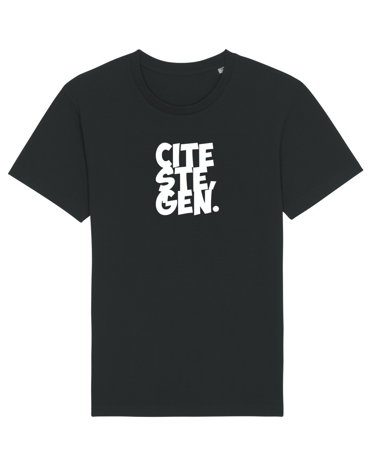 Tricou mânecă scurtă Unisex Rocker Black