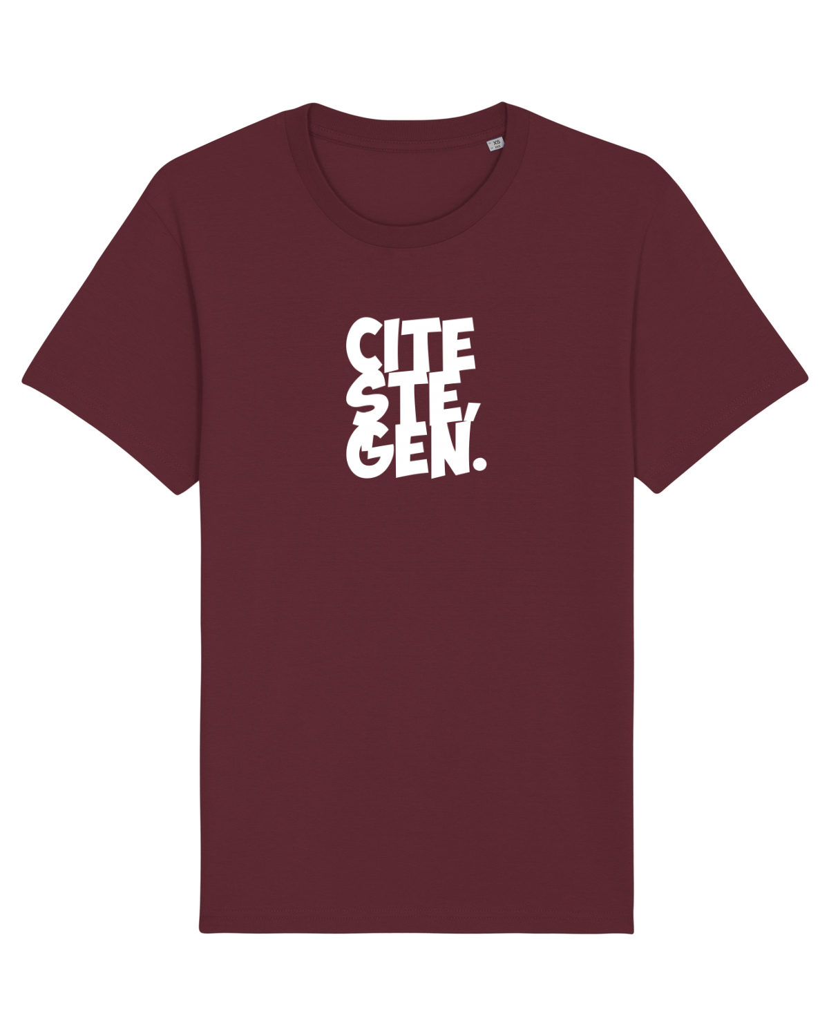 Tricou mânecă scurtă Unisex Rocker Burgundy
