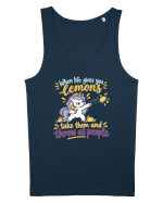 Funny Unicorn When Life Gives You Lemons Sarcastic Humor Maiou Bărbat Runs