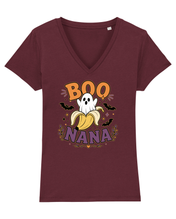Boo-Nana Halloween Ghost Banana Funny Spooky Costume Party Burgundy