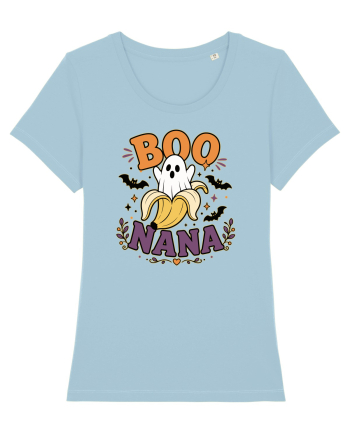 Boo-Nana Halloween Ghost Banana Funny Spooky Costume Party Sky Blue
