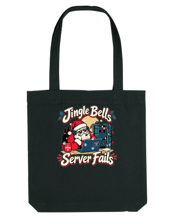 Jingle Xmas Bells Server Fails IT Support Santa Christmas Black