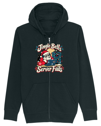Jingle Xmas Bells Server Fails IT Support Santa Christmas Black