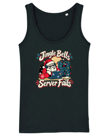 Jingle Xmas Bells Server Fails IT Support Santa Christmas Black