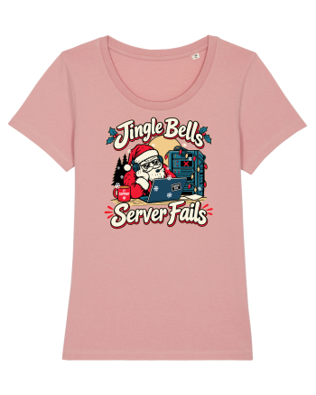 Jingle Xmas Bells Server Fails IT Support Santa Christmas Canyon Pink