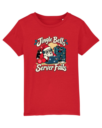 Jingle Xmas Bells Server Fails IT Support Santa Christmas Red
