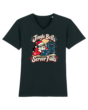 Jingle Xmas Bells Server Fails IT Support Santa Christmas Black