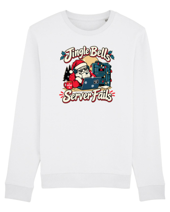 Jingle Xmas Bells Server Fails IT Support Santa Christmas White