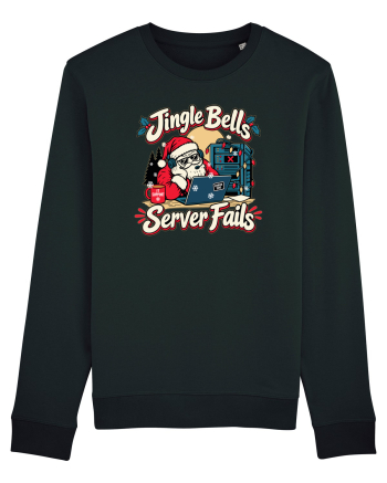 Jingle Xmas Bells Server Fails IT Support Santa Christmas Black