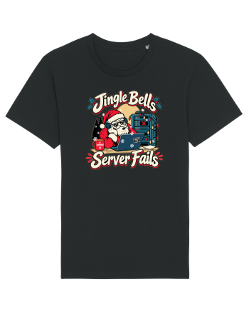 Jingle Xmas Bells Server Fails IT Support Santa Christmas Black