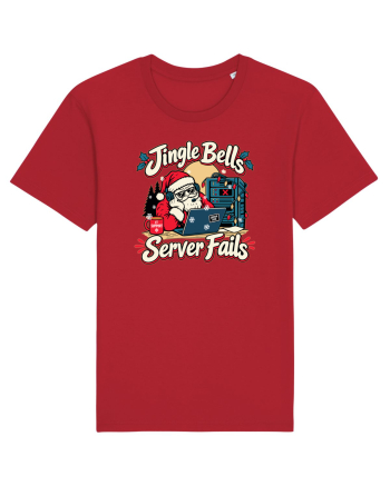 Jingle Xmas Bells Server Fails IT Support Santa Christmas Red