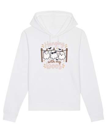 Hanging With My Boo Funny Ghost Halloween Ghosts Clothesline White