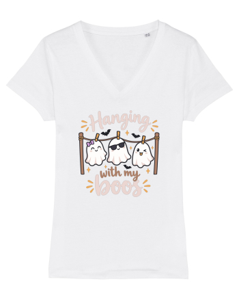 Hanging With My Boo Funny Ghost Halloween Ghosts Clothesline White