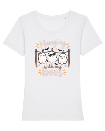 Hanging With My Boo Funny Ghost Halloween Ghosts Clothesline White