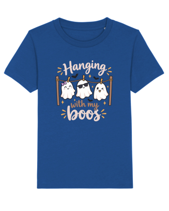 Hanging With My Boo Funny Ghost Halloween Ghosts Clothesline Majorelle Blue