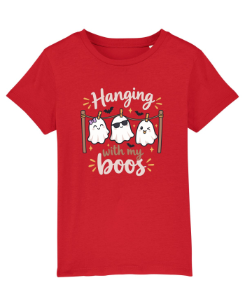 Hanging With My Boo Funny Ghost Halloween Ghosts Clothesline Red