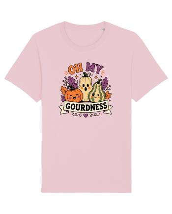 Halloween Pumpkin Fall Harvest Gourd Autumn Funny Seasonal Cotton Pink