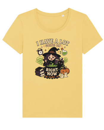 Funny Introvert Halloween Witch in a Overwhelmed Busy Night Jojoba