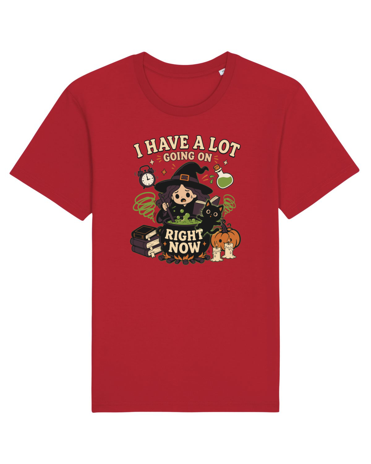 Tricou mânecă scurtă Unisex Rocker Red