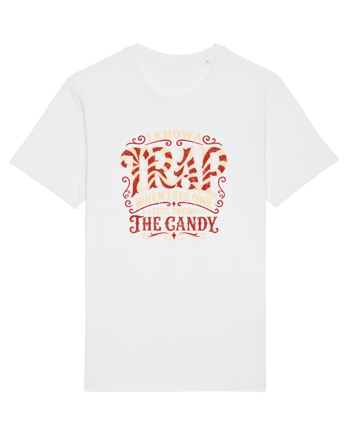 Tricou mânecă scurtă Unisex Rocker White