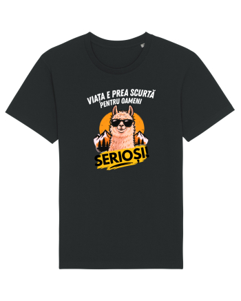 Viața e prea scurta pentru oameni serioși  Black
