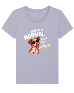 Sunt așa de normal..... Tricou mânecă scurtă guler larg fitted Damă Expresser