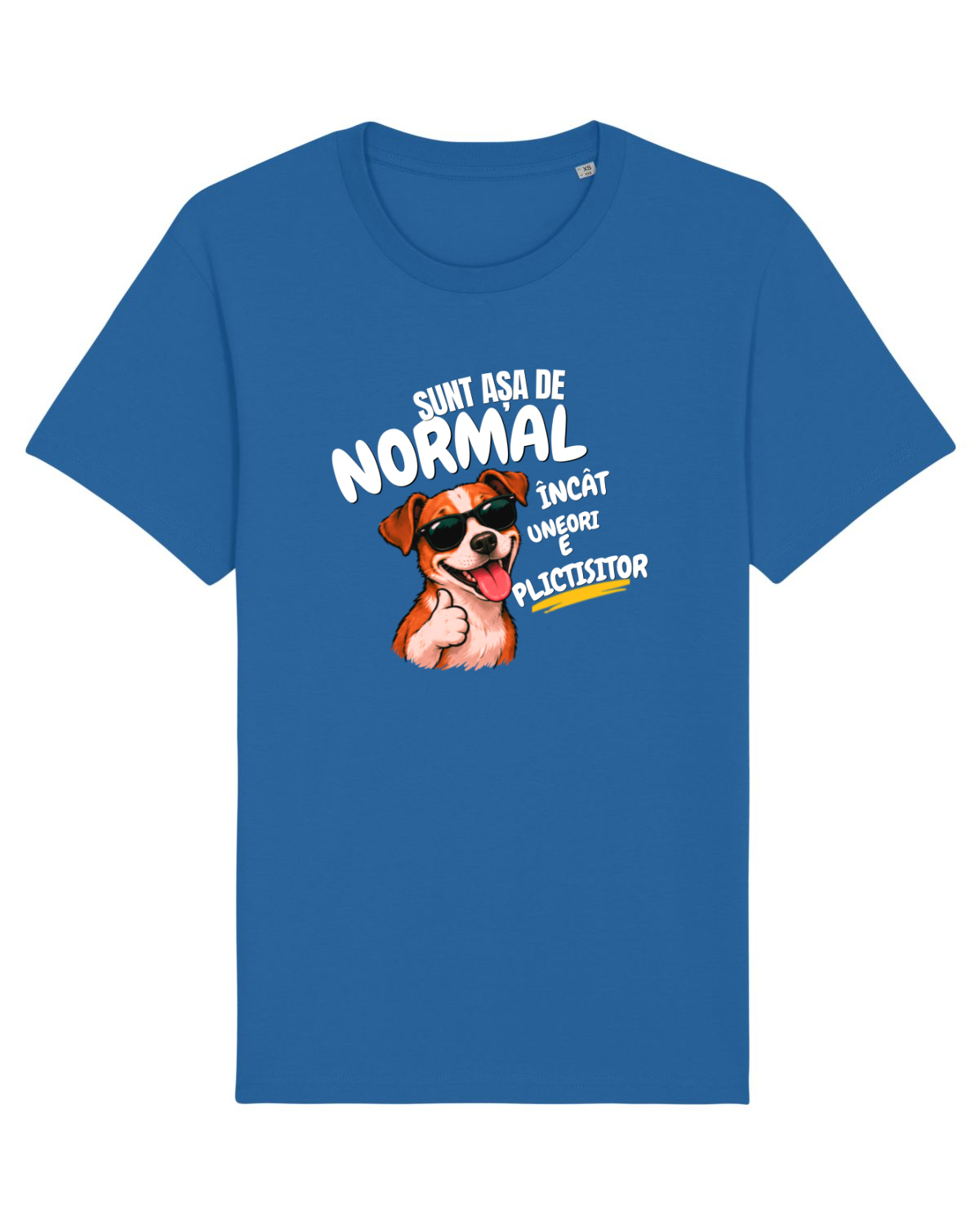 Tricou mânecă scurtă Unisex Rocker Royal Blue