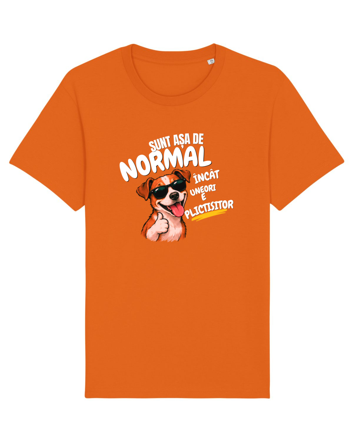 Tricou mânecă scurtă Unisex Rocker Bright Orange