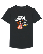 Sunt așa de normal..... Tricou mânecă scurtă guler larg Bărbat Skater