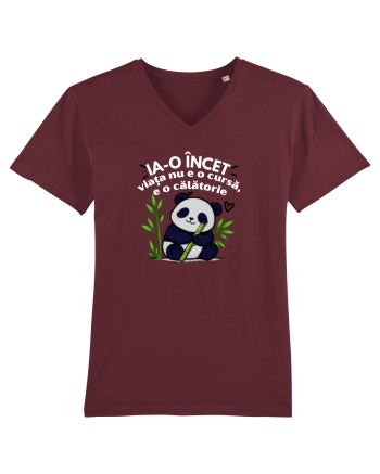 Ia-o încet... viața nu e o cursă,e o călătorie  Burgundy