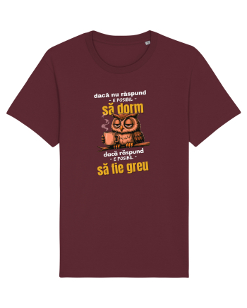 Dacă nu răspund...e posibil.... să dorm... Burgundy