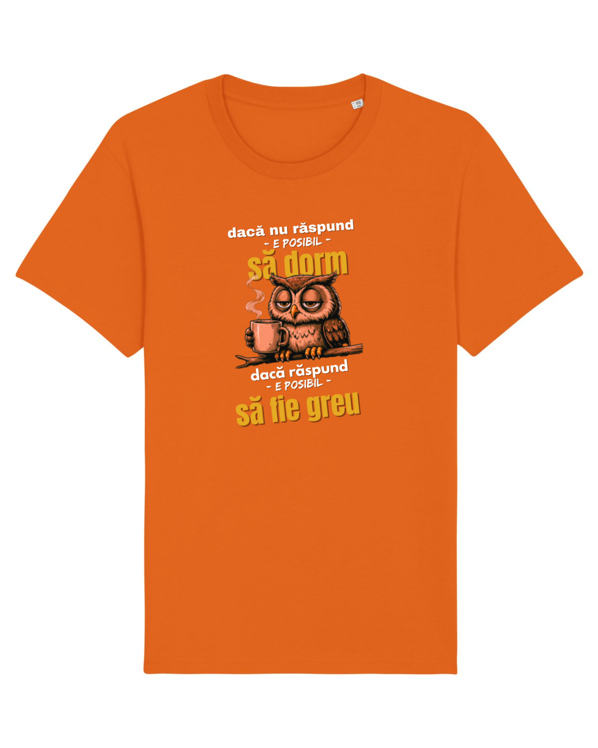 Tricou mânecă scurtă Unisex Rocker Bright Orange