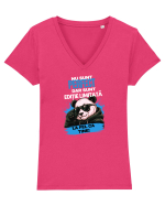 Nu sunt perfect....dar sunt ediție limitată  Tricou mânecă scurtă guler V Damă Evoker