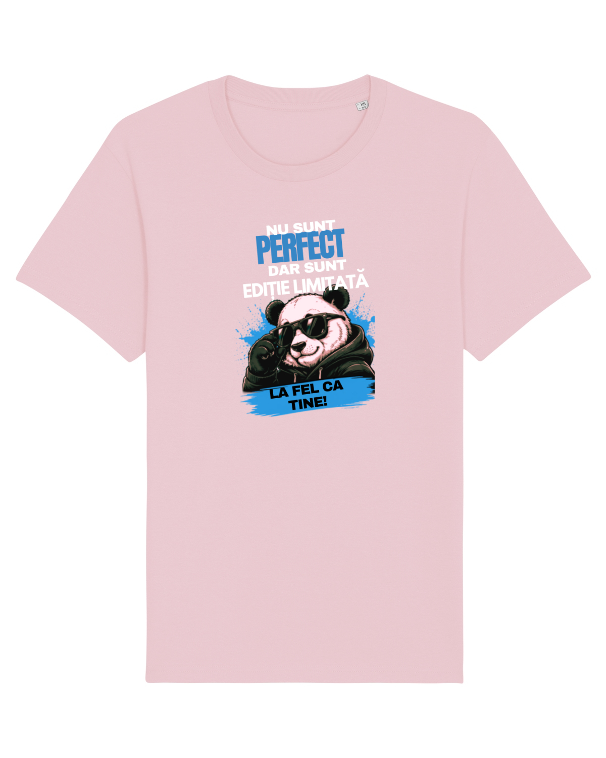 Tricou mânecă scurtă Unisex Rocker Cotton Pink