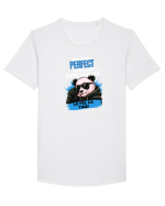 Nu sunt perfect....dar sunt ediție limitată  Tricou mânecă scurtă guler larg Bărbat Skater